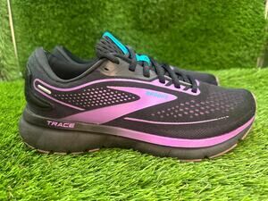 Brooks Trace 2 1203751B039 Athletic Sneaker Womens 9B Black Mesh Jogging Running